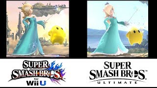 Evolution of Rosalinas Moveset in Super Smash Bros 20142018 [upl. by Fadil]