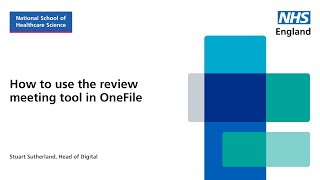 How to use the review meeting tool in OneFile [upl. by Warrick453]