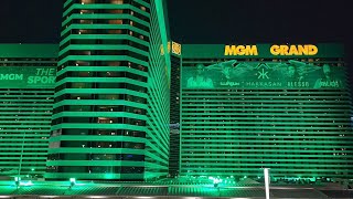 MGM Grand on the Las Vegas Strip Casino and Room Tour [upl. by Analem]