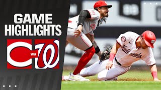 Reds vs Nationals Game Highlights 72124  MLB Highlights [upl. by Artened]