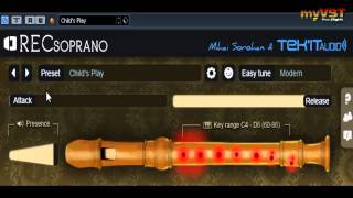 RECsoprano  Free VST  myVST Demo [upl. by Ellevart353]