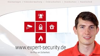 Sicherheit durch Alarmanlagen  EXPERTSecurity [upl. by Carma]