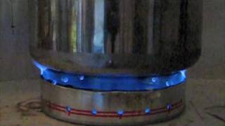 The CatOFire a prototype Isopropyl Alcohol Stove [upl. by Ledarf962]