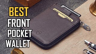 5 Best Front Pocket Wallets Review in 2023  Thin Minimalist Men’s Wallets With ID Credit Card Slot [upl. by Ellwood540]