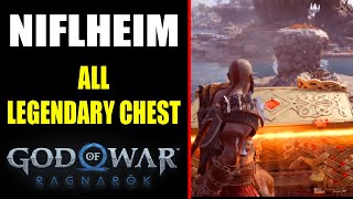 Niflheim  All Legendary Chests Locations  God of War Ragnarök [upl. by Adnileb]