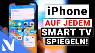 iPhoneiPad Display KOSTENLOS am Smart TV spiegeln OHNE Apple TV iOS 14  NilsHendrik Welk [upl. by Norvil513]