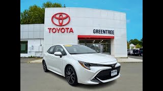 2019 Toyota CorollaHatchback XSE CT Danbury New Milford Ridgefield Waterbury Brookfield [upl. by Gnov854]