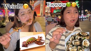 TRYING WEIRD FOOD IN DUBAI 😱🥴😆 Nepali  Supriya Gurung [upl. by Nob]