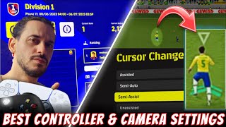 EFOOTBALL  BEST CONTROLLER amp CAMERA SETTINGS TO GIVE YOU AN ADVANTAGEMORE WINS TUTORIAL [upl. by Lemra]