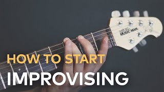 How to Start Improvising on Guitar as a Complete Beginner [upl. by Rekab]