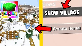 Best SNOW Village Seed In Lokicraft  MOBILE GAMES [upl. by Amikehs102]