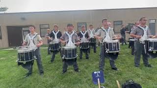 River City Rhythm 2024  Snare Break and Battery Break  Ankeny IA Lot  071424 [upl. by Hildegard]