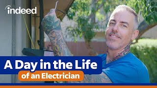 A Day in the Life of an Electrician  Indeed [upl. by Ecinhoj]