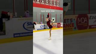 Figure Skating Spirals figureskating shorts iceskating youtubeshorts skater skating icerink [upl. by Krute415]