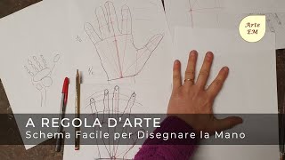 Schema Facile per Disegnare la Mano [upl. by Austen325]