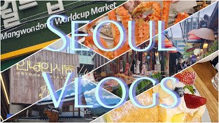 Seoul Vlogs Ep 4 Mangwon Ikseondong Insadong Eunpyeong Noryangjin Fish Market [upl. by Assilac]