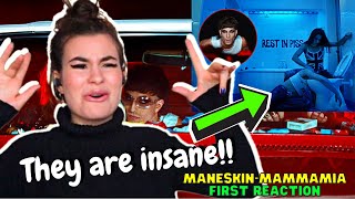 Maneskin  MAMMAMIA  FIRST REACTION [upl. by Atteroc]