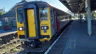 153361153914 departing Tenby 14112024 [upl. by Nauqal]