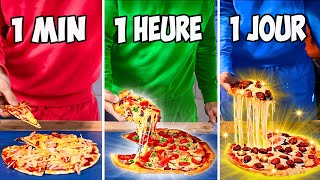 1 minute vs 1 heure vs 1 jour Pizza par VANZAI [upl. by Fonz]