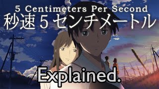 5 Centimeters Per Second is NOT Boring  Explained In 8 Minutes [upl. by Ennayk]