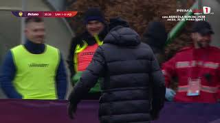 GOOOL Sănătatea Cluj  Poli Iași 10 Lovitură de teatru Fofana înscrie cu o lovitură de cap [upl. by Kucik]