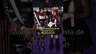 Qual protagonista de anime mais insuportável cosplayer cosplay anime otaku [upl. by Ruddy]