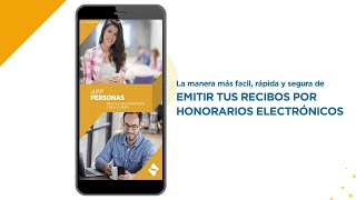 Emite recibos por honorarios desde el App Personas [upl. by Navad]