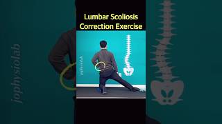 Lower Back Scoliosis Correction Exercise Schroth Method  Muscle Cylinder [upl. by Fairweather]