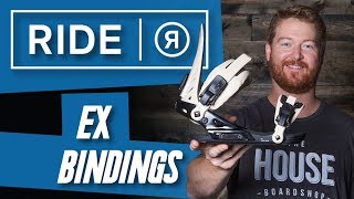 2018 Ride EX Snowboard Binding  Review  TheHousecom [upl. by Adyl989]