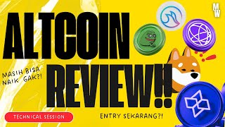 ALTCOIN APA YANG BERPOTENSI APAKAH BOLEH BELI SEKARANG BAHAS PEPE MANTA BONK TIA CTSI [upl. by Aydiv]