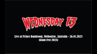 Wednesday 13  Live at Glam Fest 2023 26012023 [upl. by Devondra962]