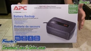 APC Battery Backup Unboxing  BackupUPS 550  550 va  330 Watts Model [upl. by Eimaraj33]