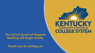 KCTCS Board of Regents System Policy and Planning Committee [upl. by Eivets]