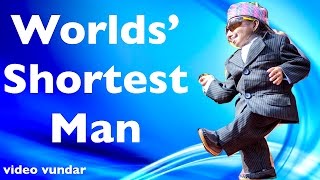 Worlds shortest man Khagendra Thapa Magar at Jungle Festival in Pokhara Nepal [upl. by Aneehta]