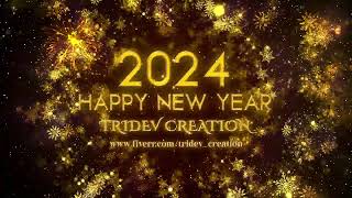 Happy New Year Merry Christmas 17  New Year Wish  Happy New Year 2024 Animation happynewyear [upl. by Helyn507]