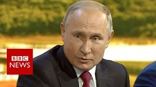 President Putin Weve found the Skripal poisoning suspects  BBC News [upl. by Lisabet488]