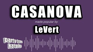 LeVert  Casanova Karaoke Version [upl. by Scarlett163]