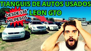 ⚠️👉TIANGUIS DE AUTOS USADOS EN LEON GTO🆗️ AUTOS DESDE 35 MIL PESOS💰 TRUCKS FOR SALE USED CARS MEXICO [upl. by Aiseneg]