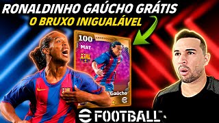 RONALDINHO GAÚCHO GRÁTIS É O QUE TODO MUNDO QUER NO EFOOTBALL 2024 MOBILE [upl. by Brause864]