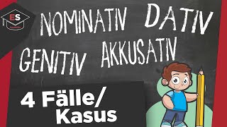 Die 4 FälleKasus im Deutschen  Nominativ Genitiv Dativ Akkusativ  Die 4 Fälle einfach erklärt [upl. by Arayc]