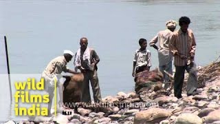 Rituals before cremating a dead body  Haridwar [upl. by Feldman830]