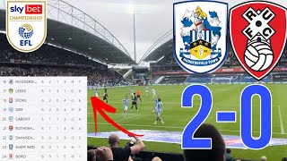 TOWN DOUBLE SEALS HUGE WIN IN YORKSHIRE DERBY Huddersfield Town Vs Rotherham United 20 Match Vlog [upl. by Lobiv]