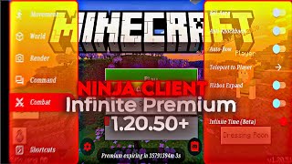 TOOLBOX FOR MINECRAFT 12051 Infinite Premium Time 2023 Minecraft Mod Menu  Ninja Client  No Ads [upl. by Orodoet497]