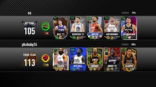 NBA Live Grand Arena  My 105 Vs 113 Overall season8 nbalivemobilelord [upl. by Htrag299]