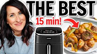 The BEST 15 Minute Air Fryer Recipes → Top 30 Things I ALWAYS Make in the Air Fryer That are FAST [upl. by Aitnom]