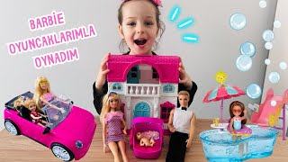 Barbie VideolarıADA BARBİE OYUNCAKLARI İLE OYNADIKız Oyuncak VideolarıBarbie ve Chelsea Evcilik [upl. by Naivart]