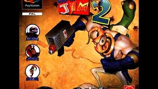 Earthworm Jim 2 Прохождение PS1 Rus [upl. by Dafodil]