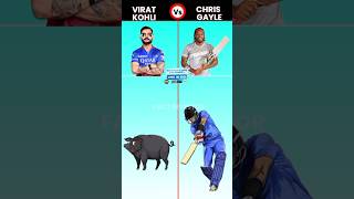 virat kohli Vs chris gayle❓short [upl. by Fritzie482]