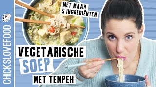 MAKKELIJKE NOEDELSOEP ZONDER VLEES  CHICKSLOVEFOOD [upl. by Walli]