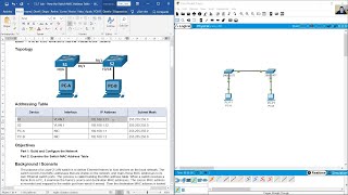 737 Lab  View the Switch MAC Address Table [upl. by Recor501]